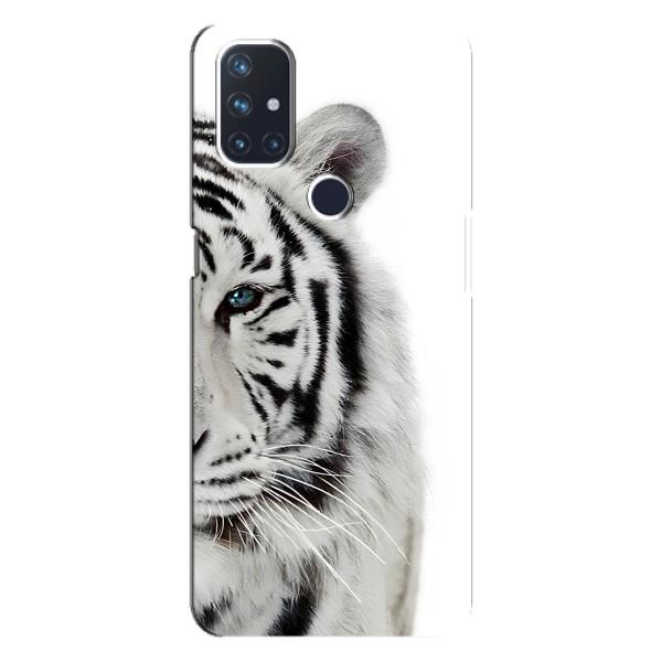 Чохли з картинкою животних OnePlus Nord N10 5G – Білий Тигр