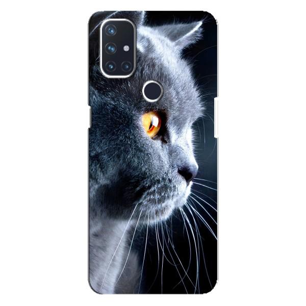 Чехлы с Котиками для OnePlus Nord N10 5G (VPrint) – Серый Кот