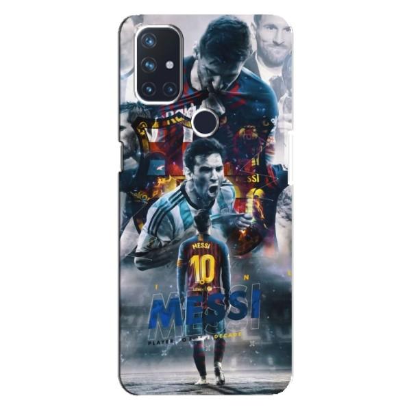 Чехол Месси футболист для OnePlus Nord N10 5G – Коллаж Месси