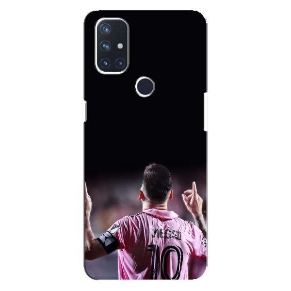 Чехол Месси футболист для OnePlus Nord N10 5G – Месси в Интер