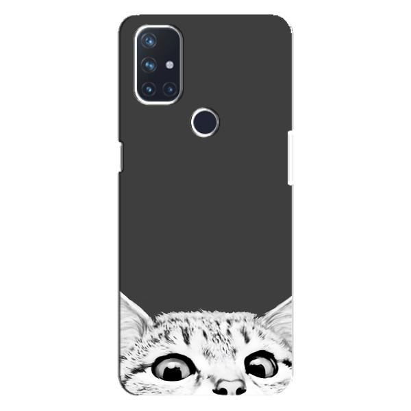 Чехол на Норд Н10 5G с Котами (VPrint) – Выглядывает кот