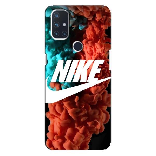 Чехол для OnePlus Nord N10 5G - с принтом Найк (AlphaPrint) – Дымчатый найк
