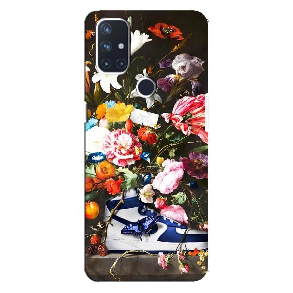 Чехол для OnePlus Nord N10 5G - с принтом Найк (AlphaPrint) – Стиль Найк