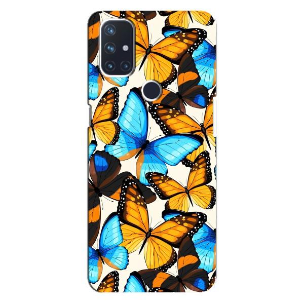 Чохол з принтом для Норд Н10 5G - (Прикольні) (AlphaPrint) – Яскраві метелики