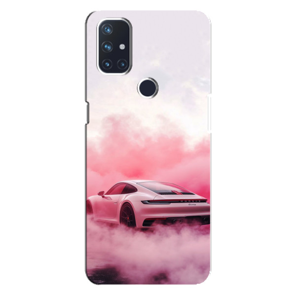 Чехол с авто Порше для OnePlus Nord N10 5G – Розовый Порше