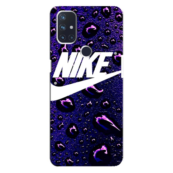 Чехол с логотипом Найк на OnePlus Nord N10 5G – Найк на фиолетовом