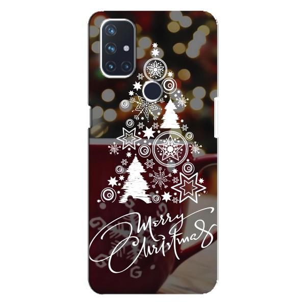 Рождественские Чехлы для OnePlus Nord N10 5G (VPrint) – Елочка узорная