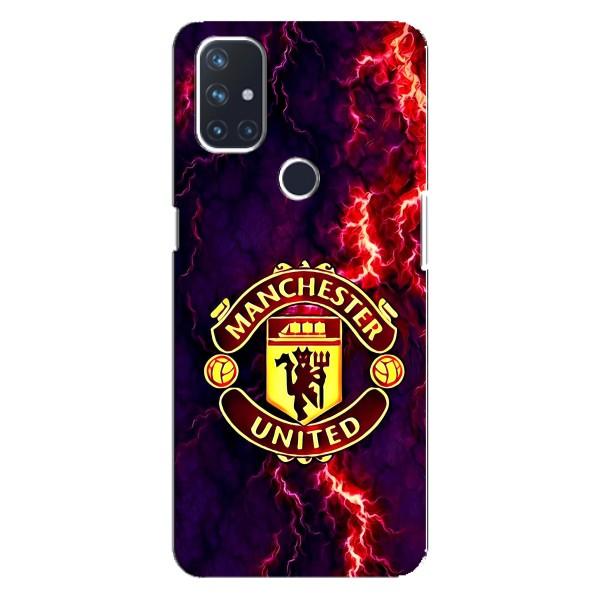 Чохол Манчестер Юнайтед для ВанПлюс Норд Н100 (AlphaPrint) – вогняний Манчестер