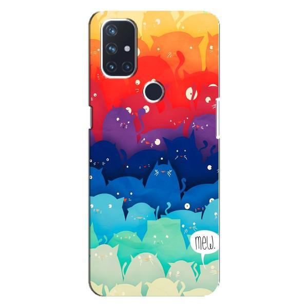 Чохол на ВанПлюс Норд Н100 з Котиками (VPrint) – Mew