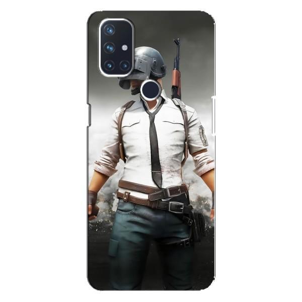 Чеjхол PUBG для ВанПлюс Норд Н100 (AlphaPrint) – Пабг мен