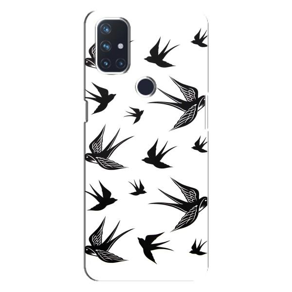 Чехол с птицами на OnePlus Nord N100 (VPrint) – Ласточки