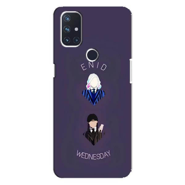 Чехлы Венсдей на OnePlus Nord N100 Уэнсдей (AlphaPrint) – Уэнздей и подруга