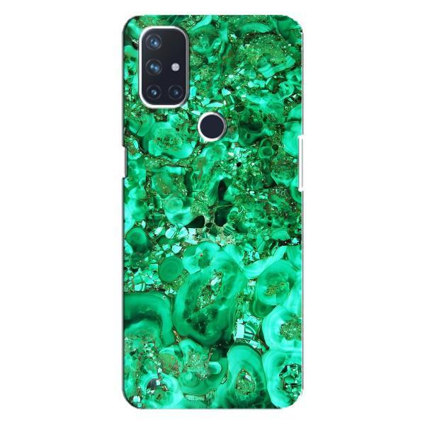 Мраморный чехол на OnePlus Nord N100 (VPrint) – Салатный Мрамор