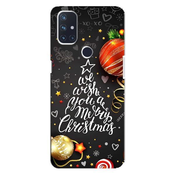 Рождественские Чехлы для OnePlus Nord N100 (VPrint) – Елочка