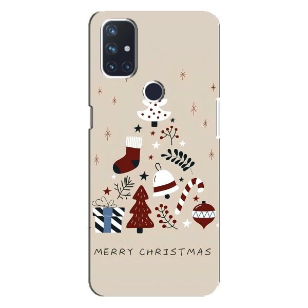 Рождественские Чехлы для OnePlus Nord N100 (VPrint) – Merry Christmas