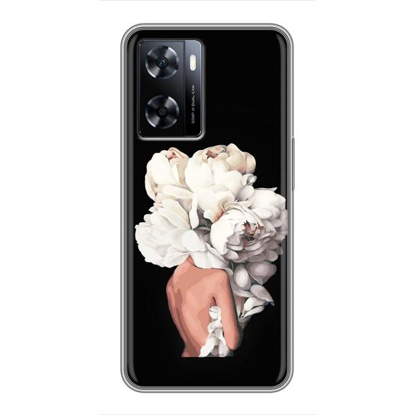 Чехлы (ART) Цветы на OnePlus Nord N20 SE (VPrint) – Білі квіти