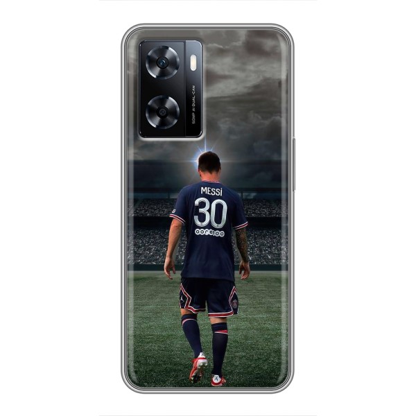 Чехол Месси футболист для OnePlus Nord N20 SE – Месси в ПСЖ