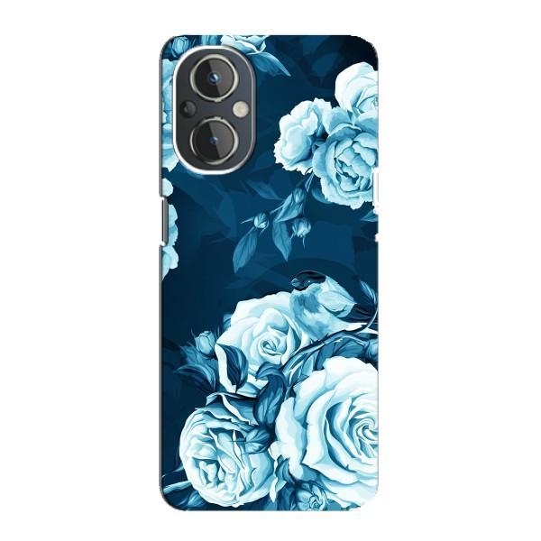 Чехлы (ART) Цветы на OnePlus Nord N20 (VPrint) – Блактині бутони