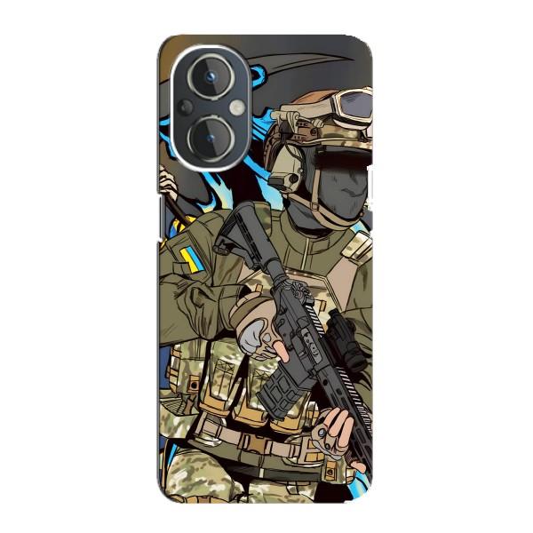 Чехлы с картинкой ЗСУ для OnePlus Nord N20 (AlphaPrint) – Воин ВСУ