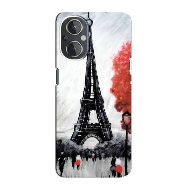 Чехол Эйфелева Башня для OnePlus Nord N20 - (AlphaPrint) – Башня в Париже