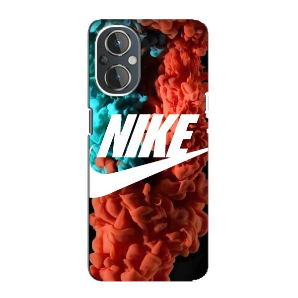 Чехол для OnePlus Nord N20 - с принтом Найк (AlphaPrint) – Дымчатый найк