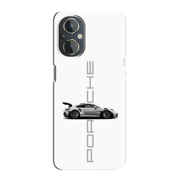 Чохол з авто Порше для OnePlus Nord N20 – білий порше