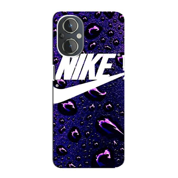 Чехол с логотипом Найк на OnePlus Nord N20 – Найк на фиолетовом