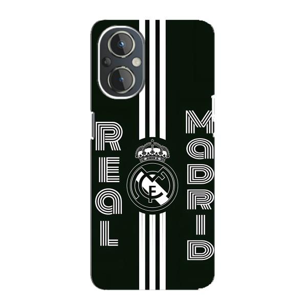 ФК Реал Мадрид чехлы для OnePlus Nord N20 (AlphaPrint) – черно белый Реал