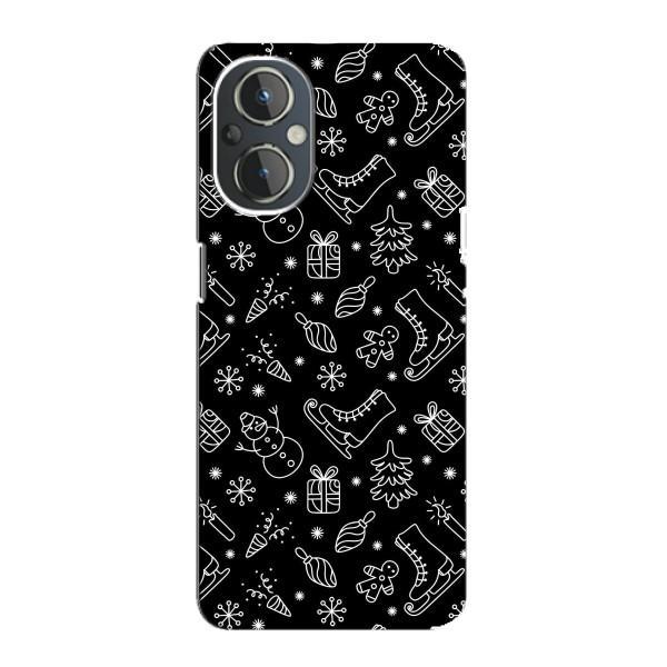 Новорічні, Святкові Чохли для OnePlus Nord N20 - 2024 год – Новорічний фон