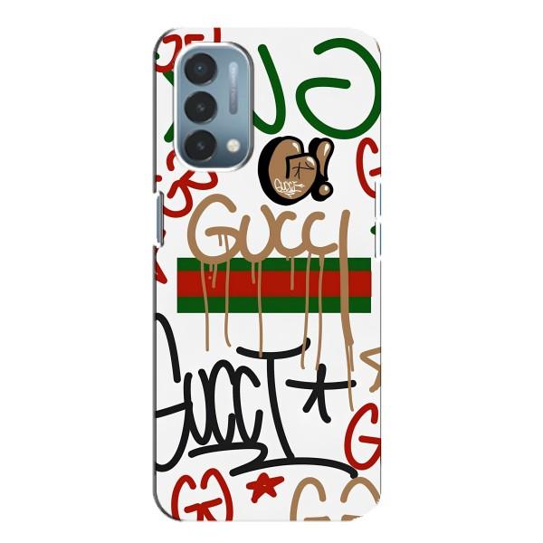 Бренднові Чохли для OnePlus Nord N200 5G (DE211) - (PREMIUMPrint) – Стиль GUUCI