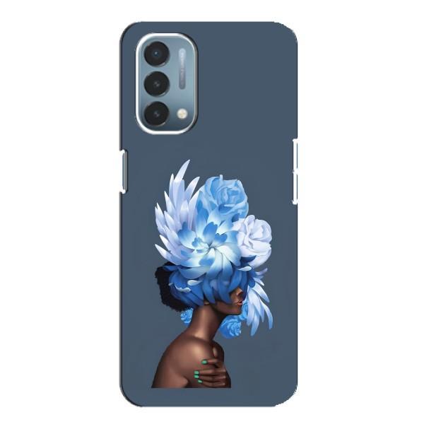 Чехлы (ART) Цветы на OnePlus Nord N200 5G (DE211) (VPrint) – Цветы на голове
