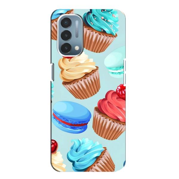 Чехлы с Фруктами для OnePlus Nord N200 5G (DE211) (VPrint) – Кексики