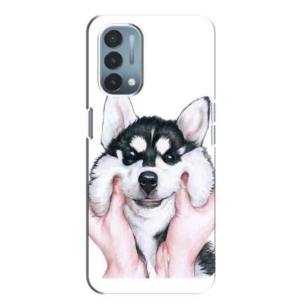 Чохол з Хаскі OnePlus Nord N200 5G (DE211) - (AlphaPrint) – Хаскі улибака