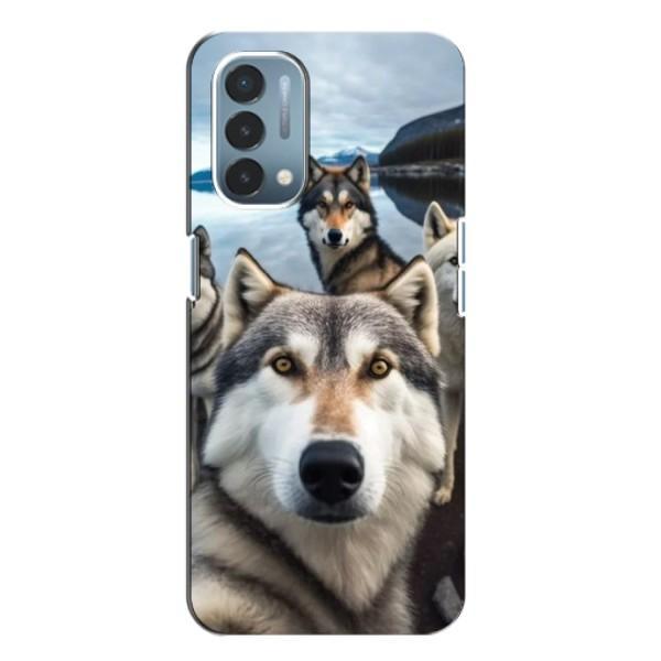 Чохол з Хаскі OnePlus Nord N200 5G (DE211) - (AlphaPrint) – Селфі Хаскі