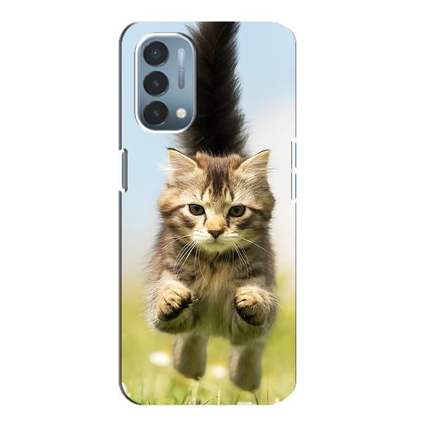 Чехлы с Котиками для OnePlus Nord N200 5G (DE211) (VPrint) – Прыжок кота