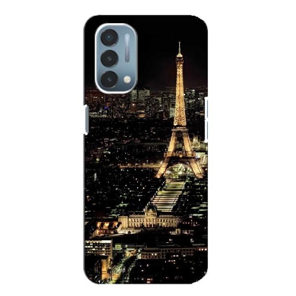 Чохол Ейфелева Вежа OnePlus Nord N200 5G (DE211) - (AlphaPrint) – Нічний Париж