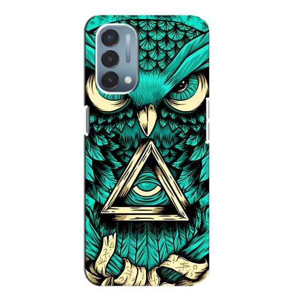 Чехол с птицами на OnePlus Nord N200 5G (DE211) (VPrint) – Сова с глазом