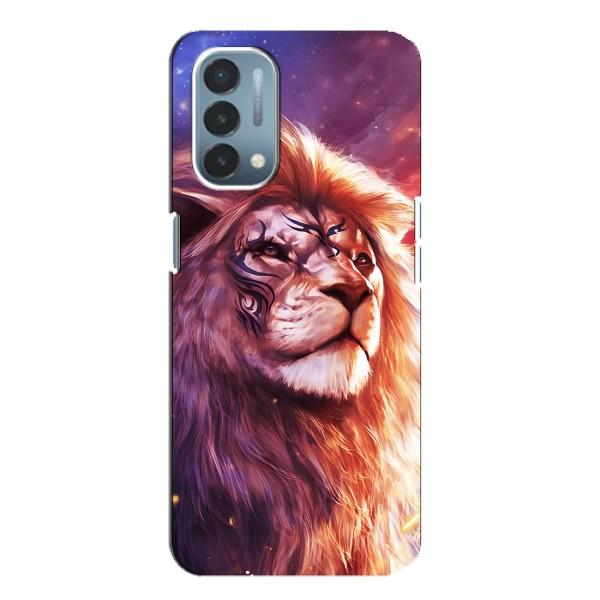 Чехол со Львом для OnePlus Nord N200 5G (DE211) (VPrint) – Красочный Лев