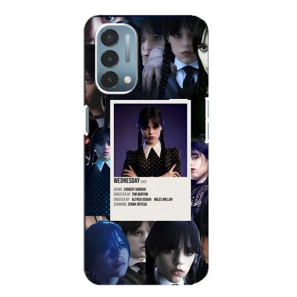 Чохли Венсдей на OnePlus Nord N200 5G (DE211) Уенсдей (AlphaPrint) – колаж Венздей