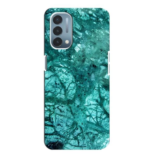 Мраморный чехол на OnePlus Nord N200 5G (DE211) (VPrint) – Зеленый мрамор