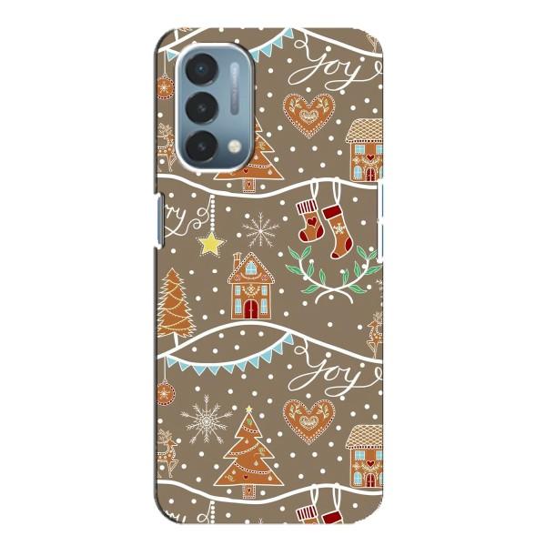 Новорічні, Святкові Чохли для OnePlus Nord N200 5G (DE211) - 2024 год – Новорічні пряники