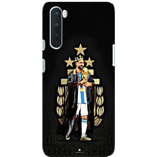 Чехлы для OnePlus Nord (Leo чемпион) (AlphaPrint) – Месси Король