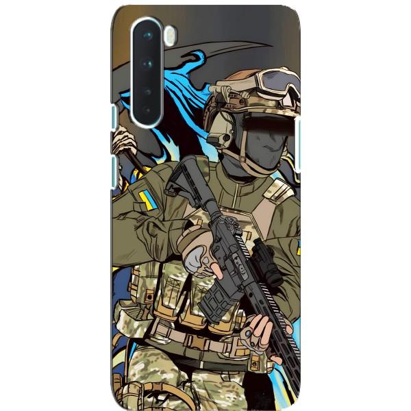 Чехлы с картинкой ЗСУ для OnePlus Nord (AlphaPrint) – Воин ВСУ