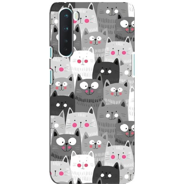 Чохли з Котиками для OnePlus Nord (VPrint) – Мальовані котики