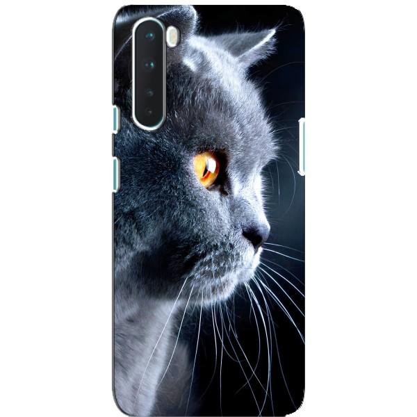 Чохли з Котиками для OnePlus Nord (VPrint) – Сірий Кіт