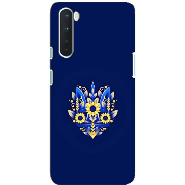 Чохли для OnePlus Nord Укр. Символіка (AlphaPrint) – Квітковий Герб