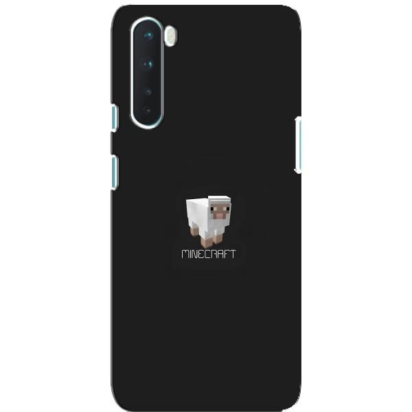 Чехол Майнкрафт на OnePlus Nord (AlphaPrint) Minecraft – Овечка Майнкрафт