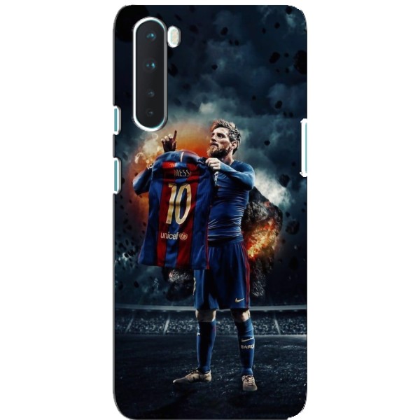 Чохол Мессі футболіст для OnePlus Nord – Мессі з футболкою
