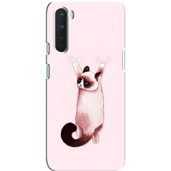 Чохол на ВанПлюс Норд з Котиками (VPrint) – Котик падає