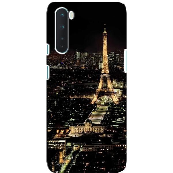 Чохол Ейфелева Вежа OnePlus Nord - (AlphaPrint) – Нічний Париж